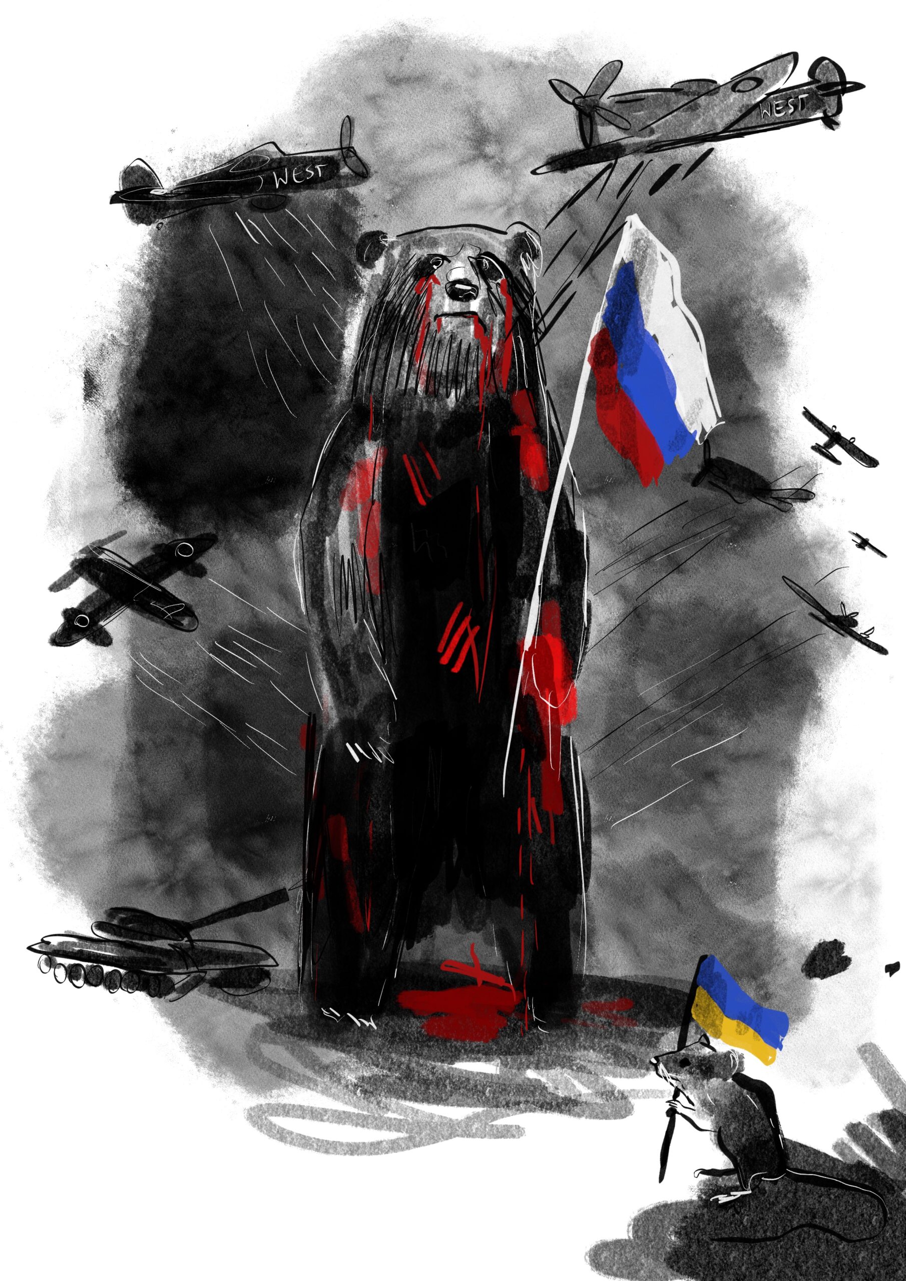 Niedźwiedź w natarciu czyli  dalszy ciąg wojny rosyjsko-ukraińskiej
